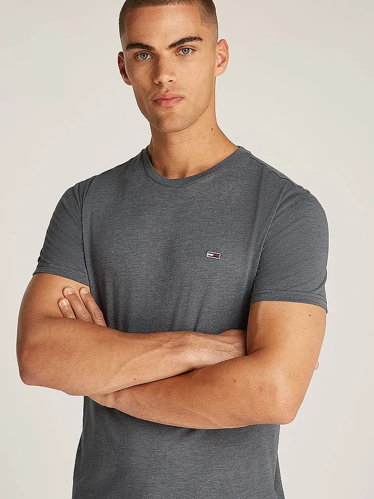TOMMY JEANS | T-Shirt Slim Fit | Grau