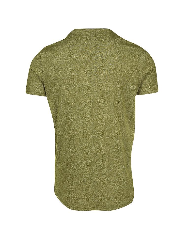 TOMMY JEANS | T-Shirt Slim-Fit "Jaspe" | olive