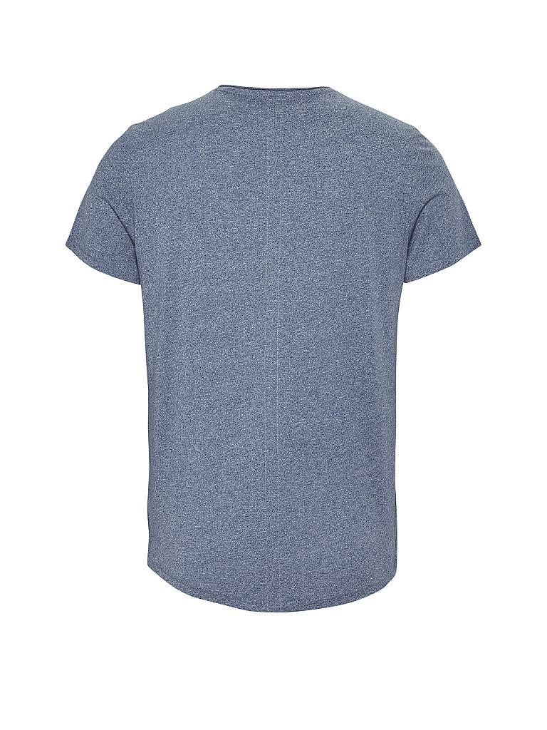 TOMMY JEANS | T-Shirt Slim-Fit "Jaspe" | blau