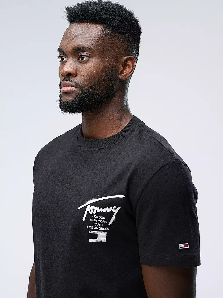 TOMMY JEANS | T-Shirt | schwarz