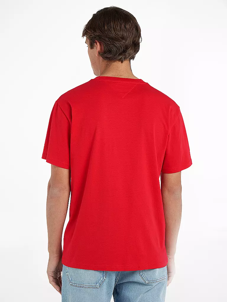 TOMMY JEANS | T-Shirt | rot