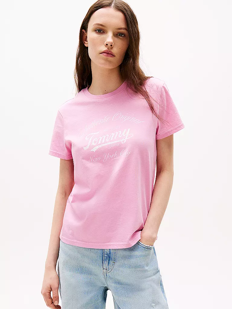 TOMMY JEANS | T-Shirt | rosa