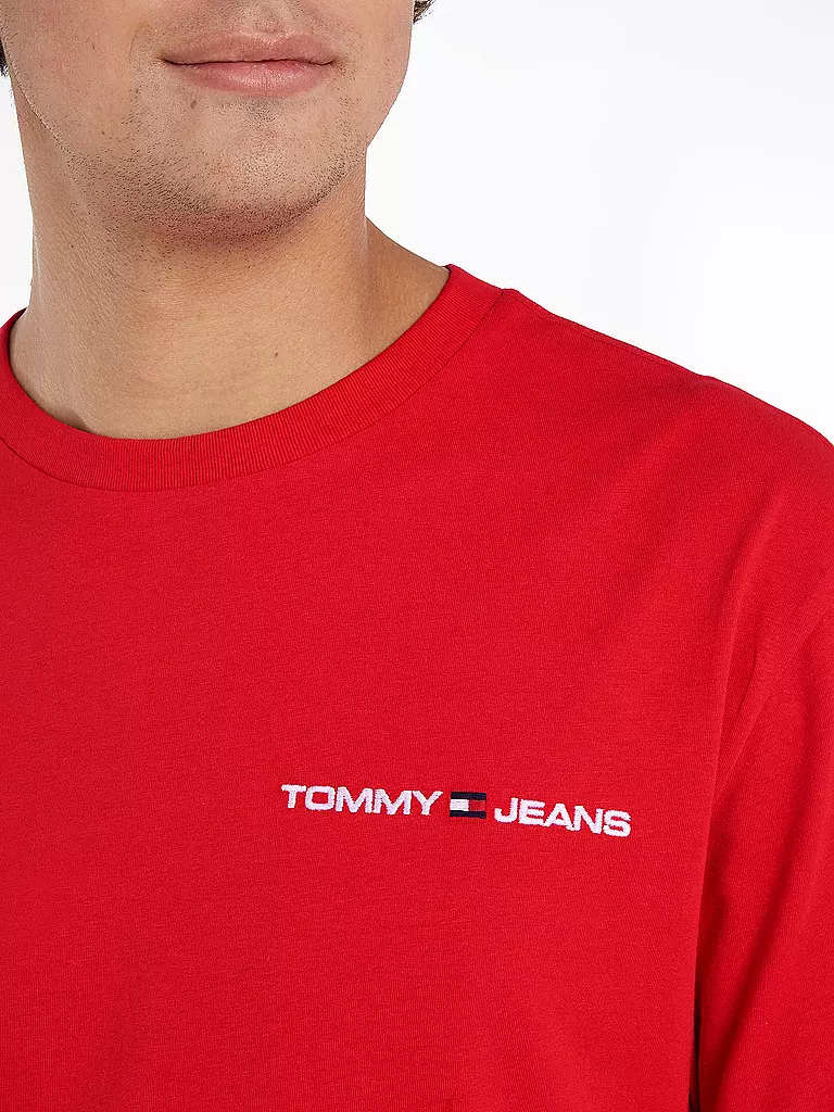 TOMMY JEANS | T-Shirt | rot