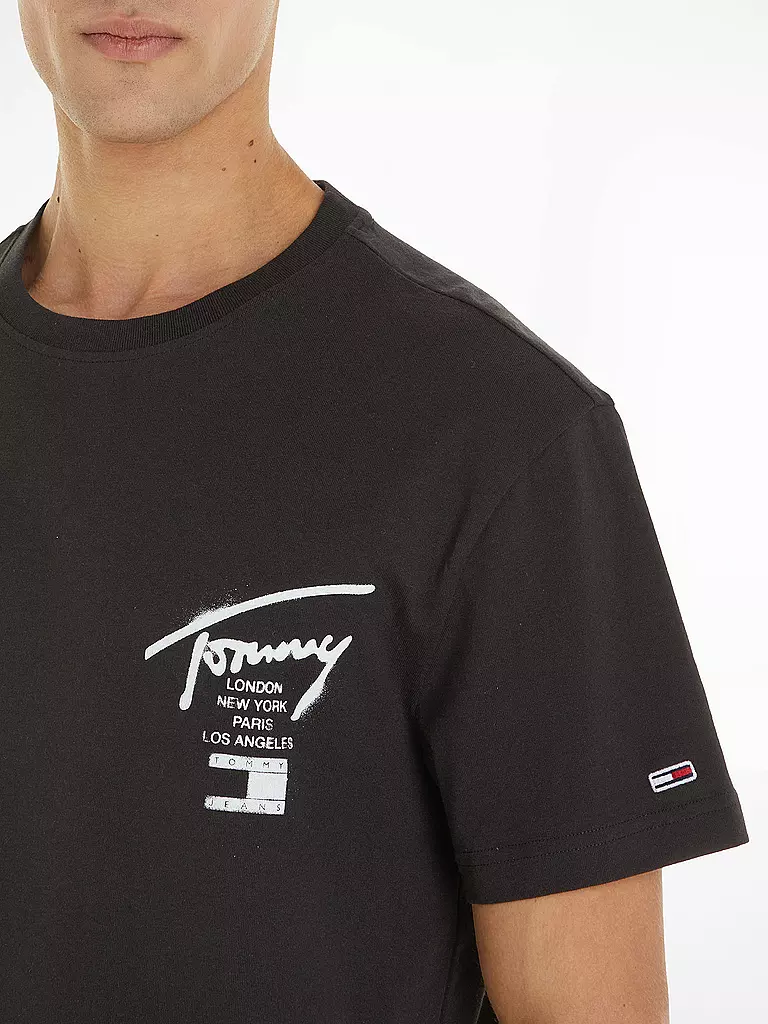 TOMMY JEANS | T-Shirt | schwarz