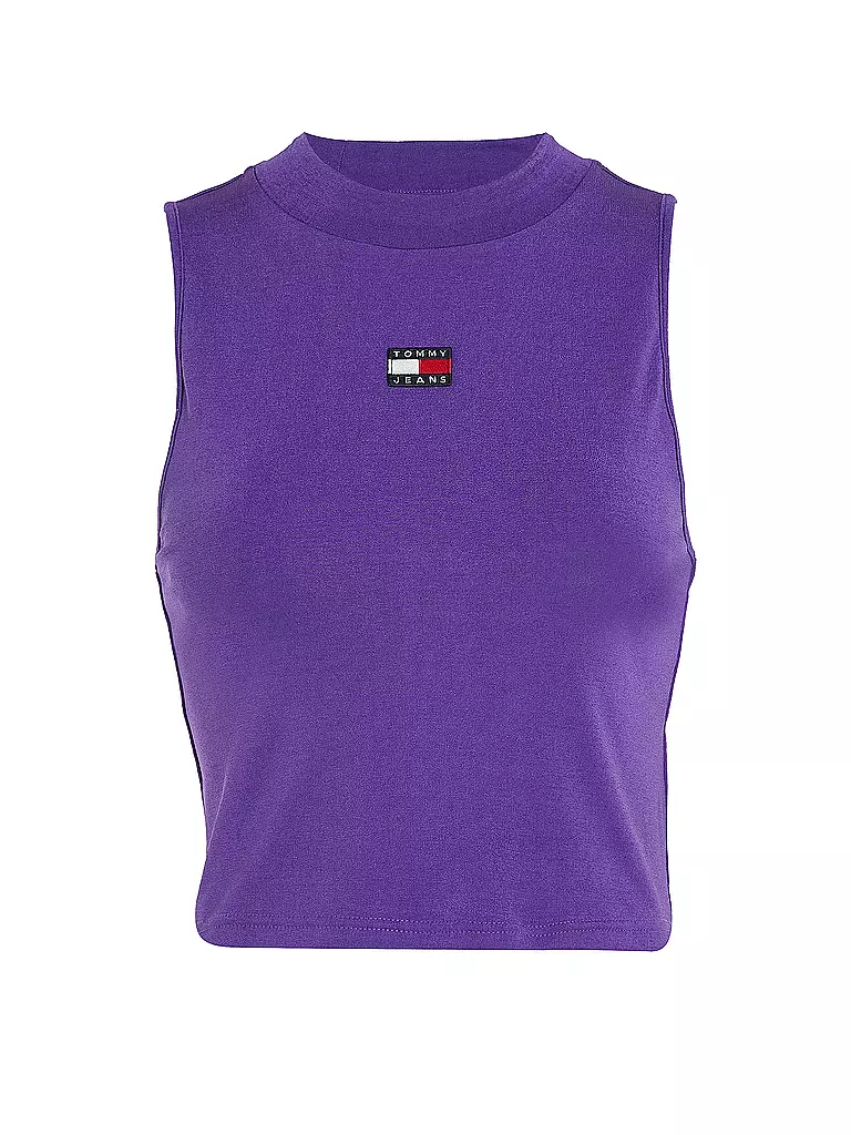 TOMMY JEANS | Top Cropped Fit | lila