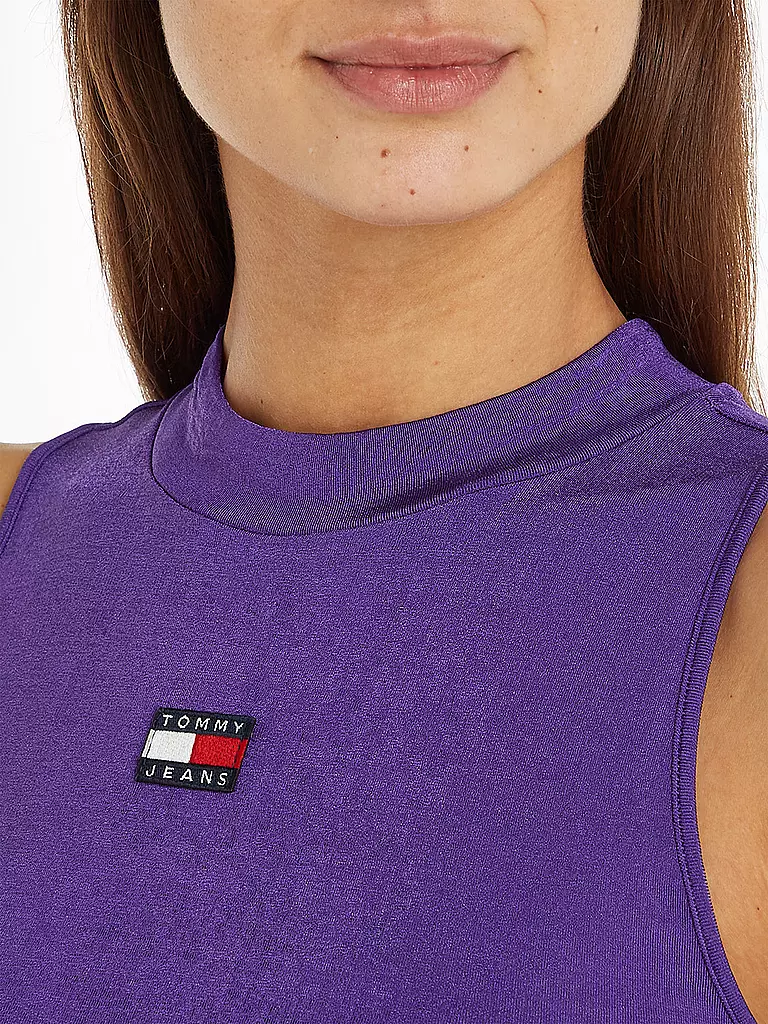 TOMMY JEANS | Top Cropped Fit | lila