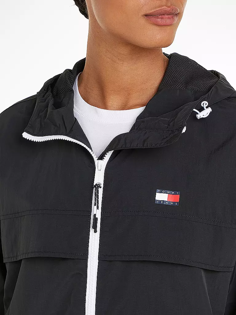 TOMMY JEANS | Windbreaker  | schwarz