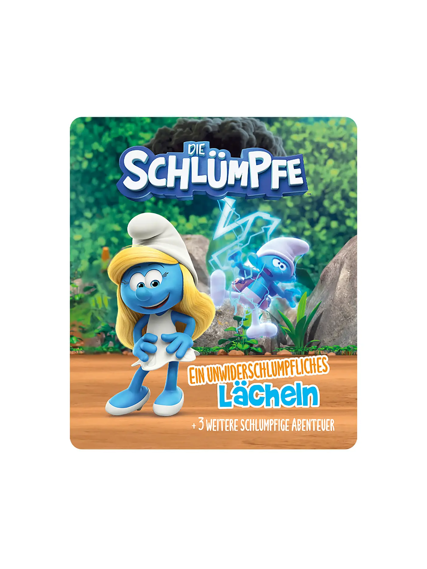 TONIES | Hörfigur - Die Schlümpfe  - Ein unwiderschlumpfliches Lächeln & 3 weitere schlumpfige Abenteuer | keine Farbe