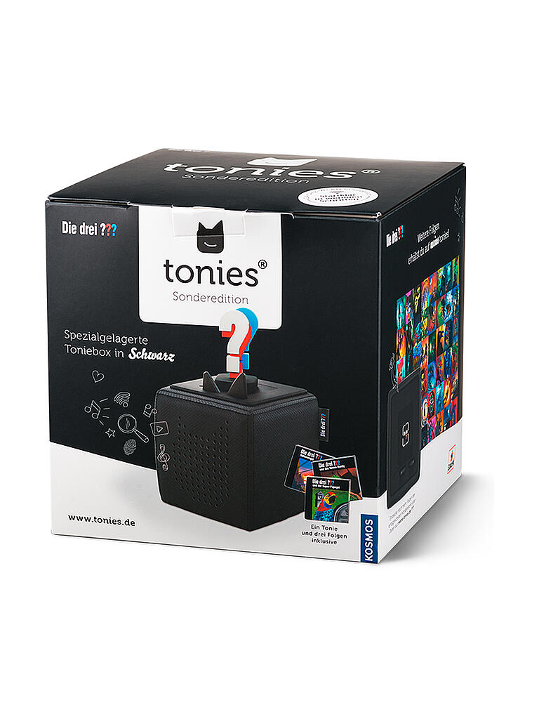 TONIES | Toniebox Sonderedition - Die drei ???  Schwarz | keine Farbe