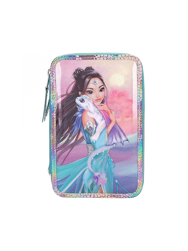 TOP MODEL | 3-Fach Federtasche DRAGON LOVE | keine Farbe