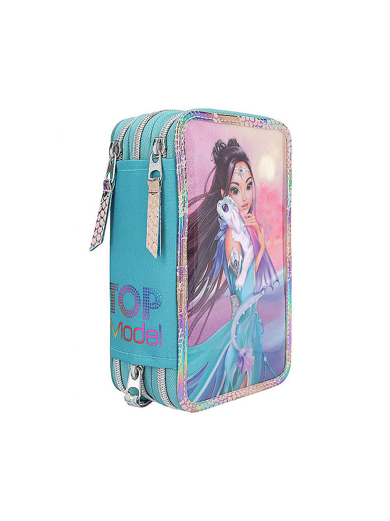 TOP MODEL | 3-Fach Federtasche DRAGON LOVE | keine Farbe