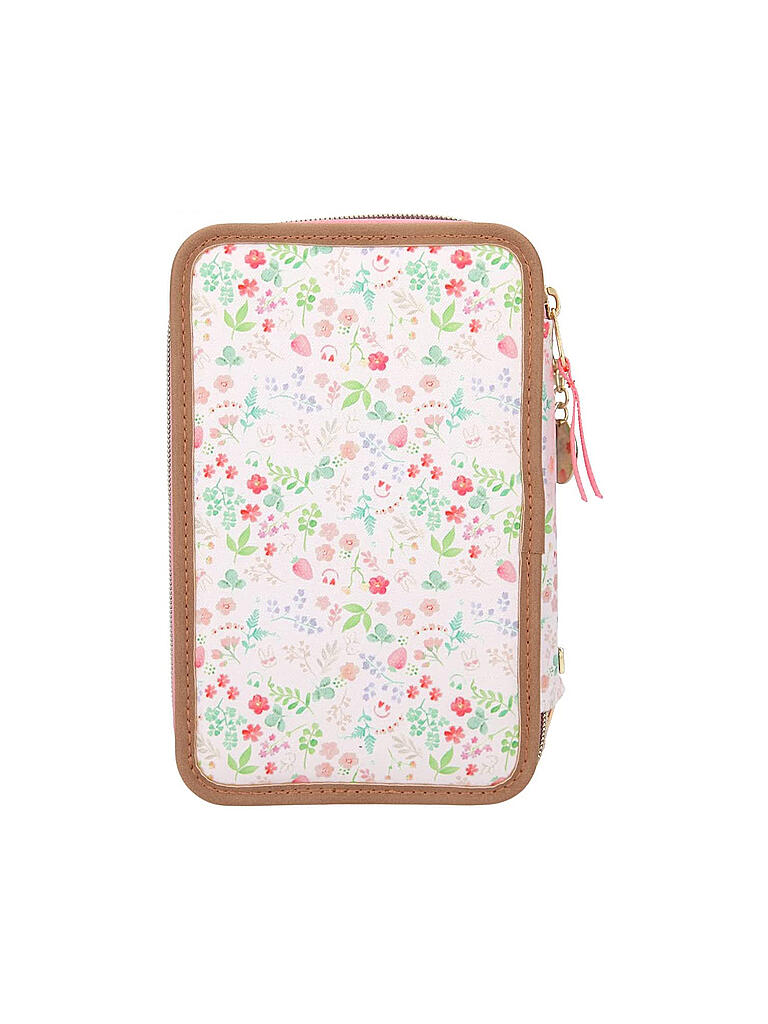 TOP MODEL | 3-fach Federtasche Flower Berry | keine Farbe