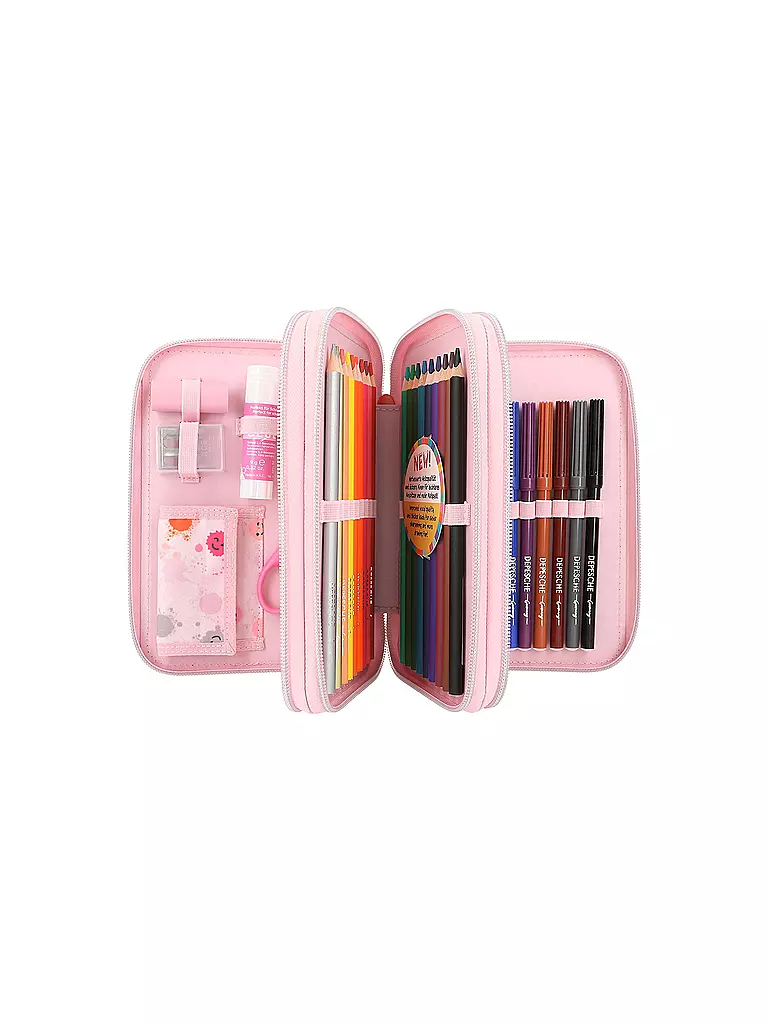 TOP MODEL | 3-Fach Federtasche mit Stift HAPPY TOGETHER | keine Farbe
