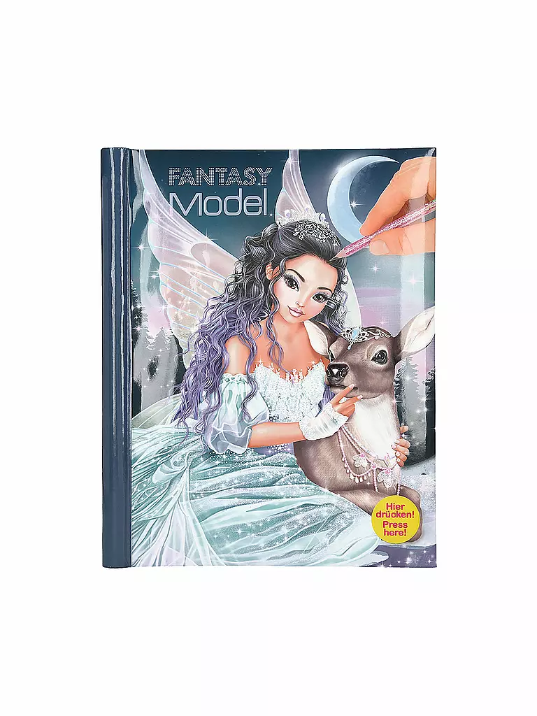 TOP MODEL | Fantasy Model Malbuch mit LED und Sound ICEPRINCESS | keine Farbe