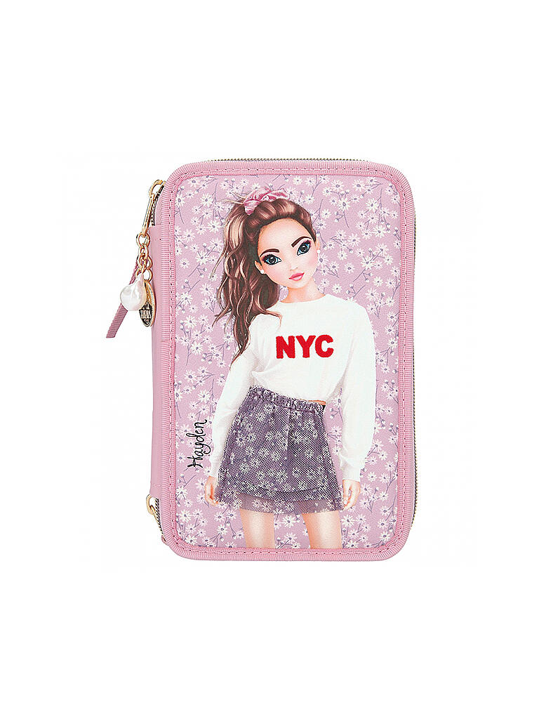TOP MODEL | Mädchen 3-Fach Federtasche City Flowers | keine Farbe