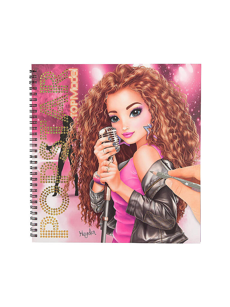 TOP MODEL | Malbuch TOPModel Popstar | keine Farbe