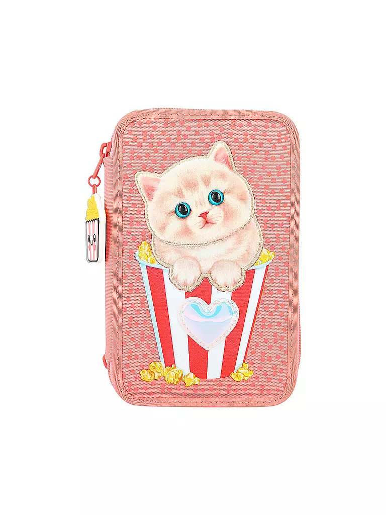 TOP MODEL | TOP Model 3-Fach Federtasche Katzen Applikation - Cutie Star  | keine Farbe