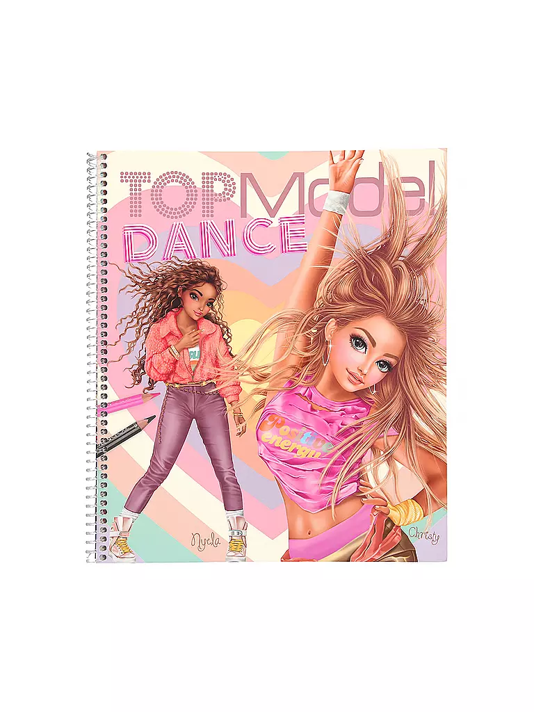 TOP MODEL | TOP Model Dance - Malbuch  | keine Farbe