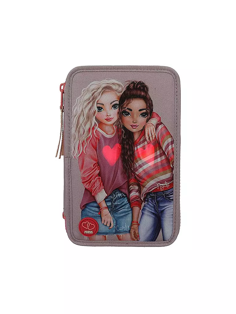 TOP MODEL | TOPModel 3-Fach Federtasche Best Friends Led  | keine Farbe