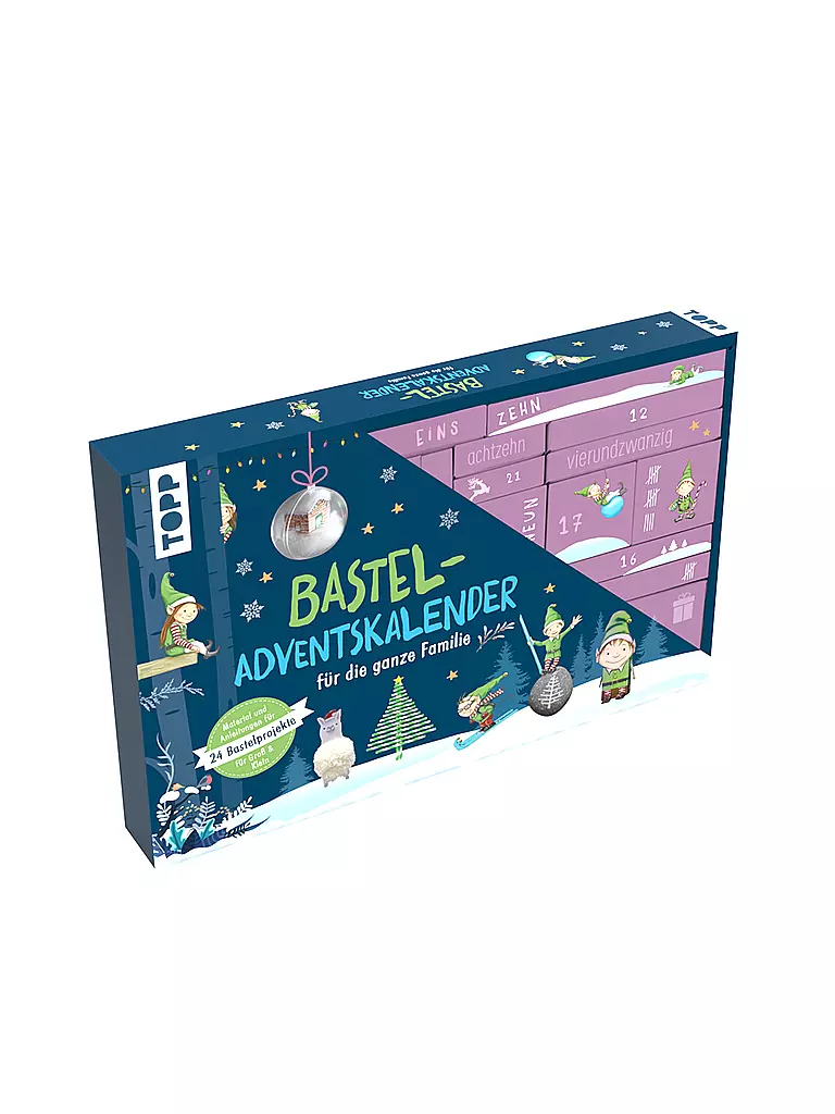 TOPP / FRECH VERLAG | Familien - Bastel - Adventskalender  | keine Farbe