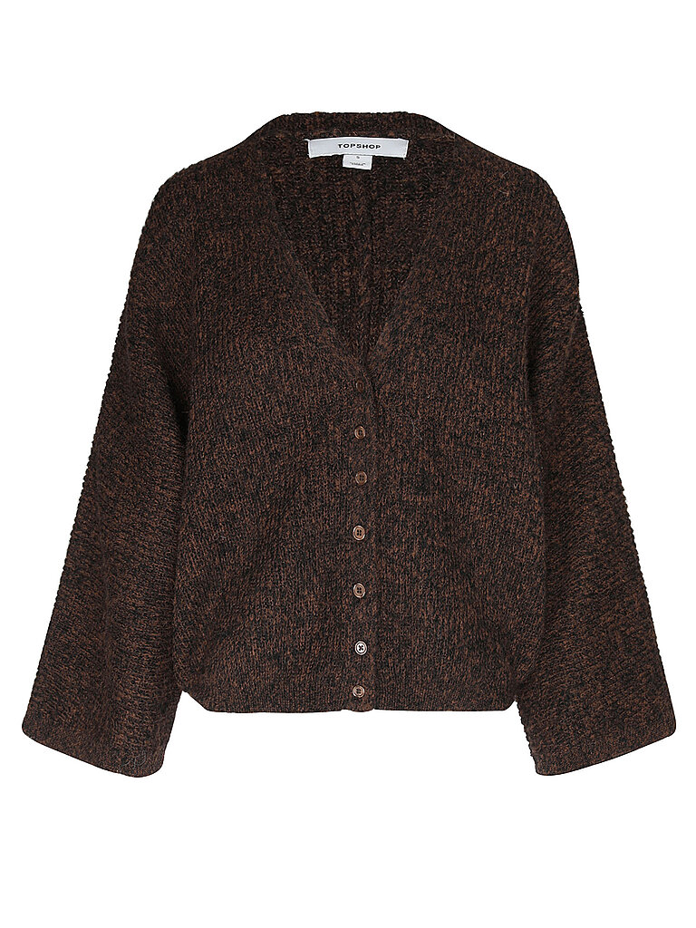 TOPSHOP Cardigan TSRENE braun | S