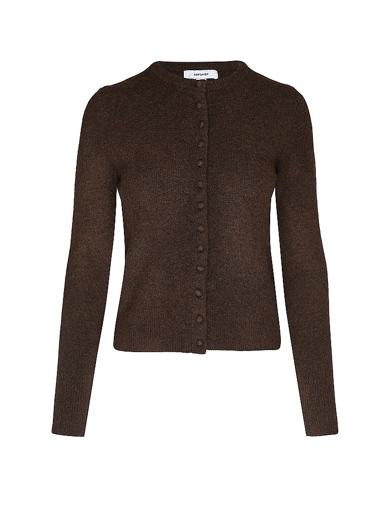 TOPSHOP Strickjacke TSSIA braun | L
