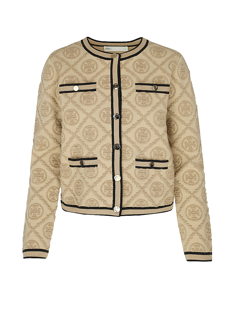 TORY BURCH Strickjacke camel | L