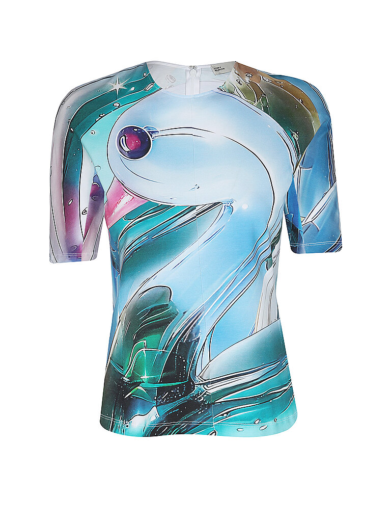 T-Shirt hellblau 38 damen