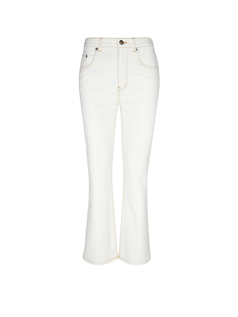 Jeans Flared Fit weiss 29 damen