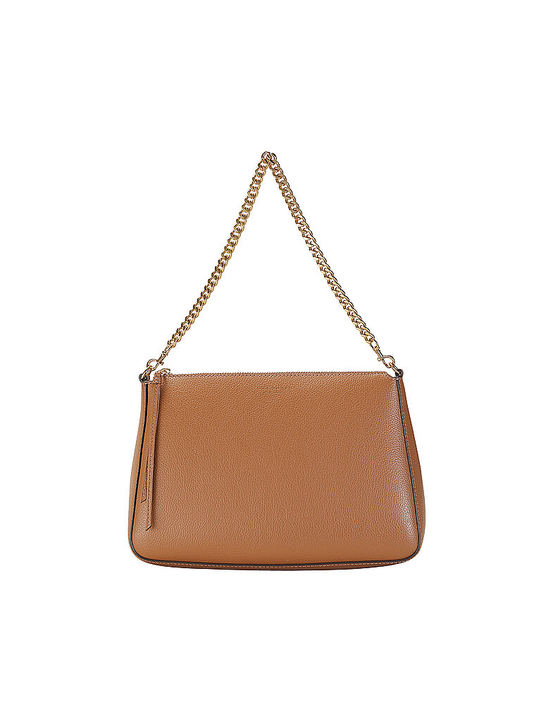 Ledertasche - Umhängetasche PERRY hellbraun damen