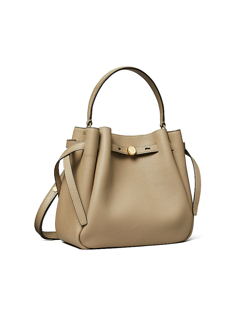 TORY BURCH Ledertasche - Bucket Bag ROMY beige