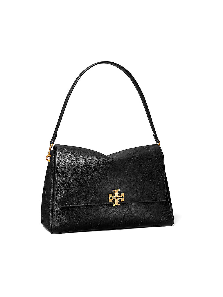 TORY BURCH Ledertasche - Schultertasche CHARLIE schwarz