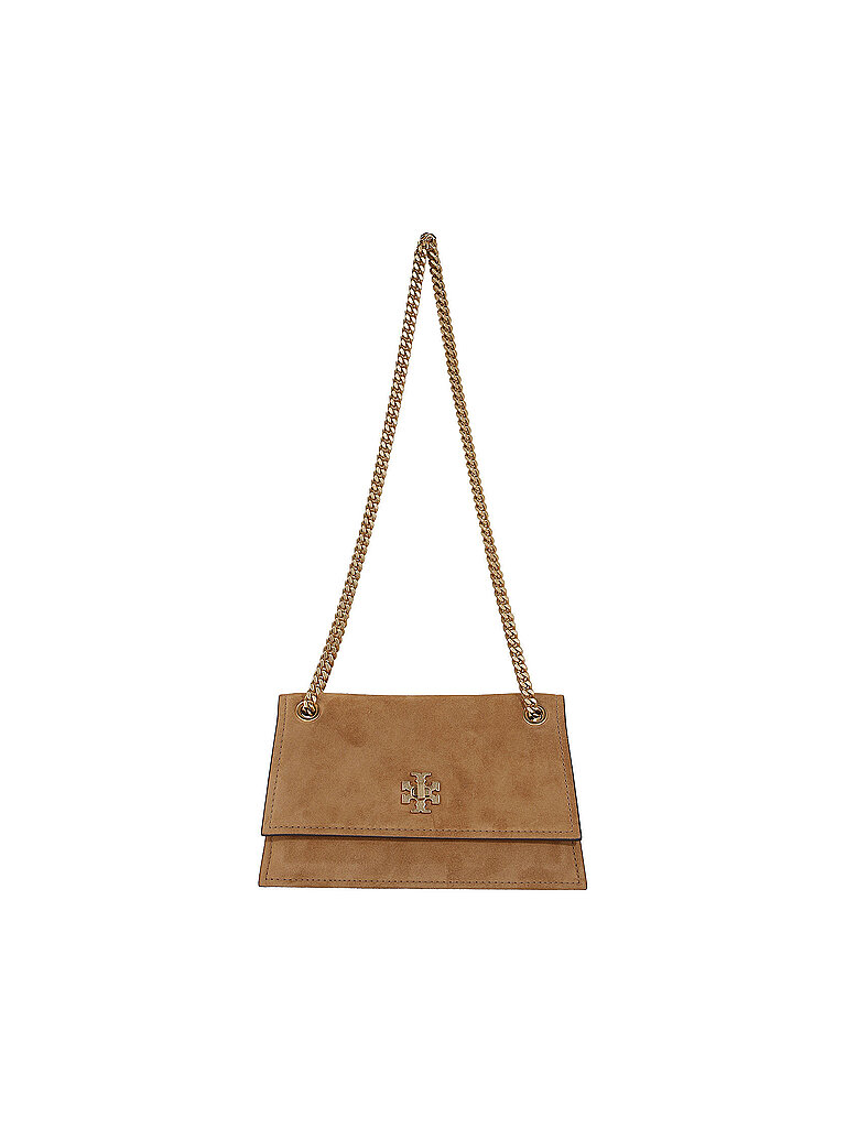 TORY BURCH Ledertasche - Mini Bag KIRA  hellbraun