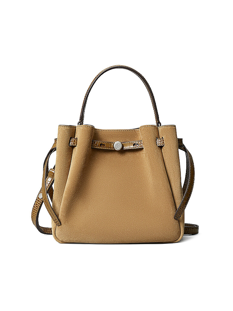 TORY BURCH Ledertasche - Bucket Bag ROMY beige