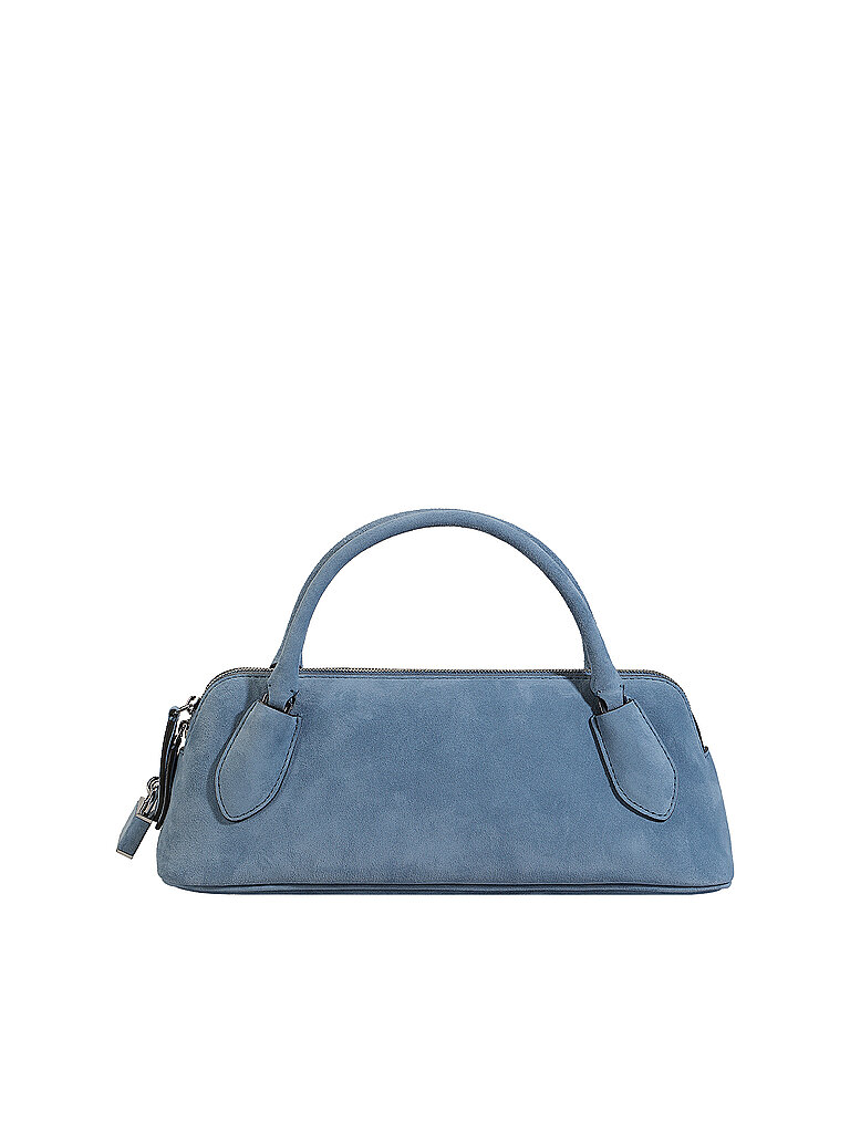 TORY BURCH Ledertasche - Baguette Bag blau