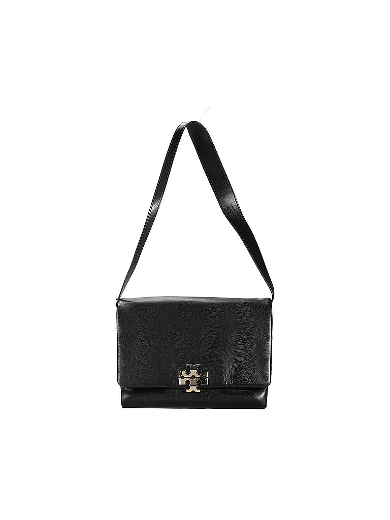 TORY BURCH Ledertasche - Schultertasche CHARLIE RUNWAY Large schwarz