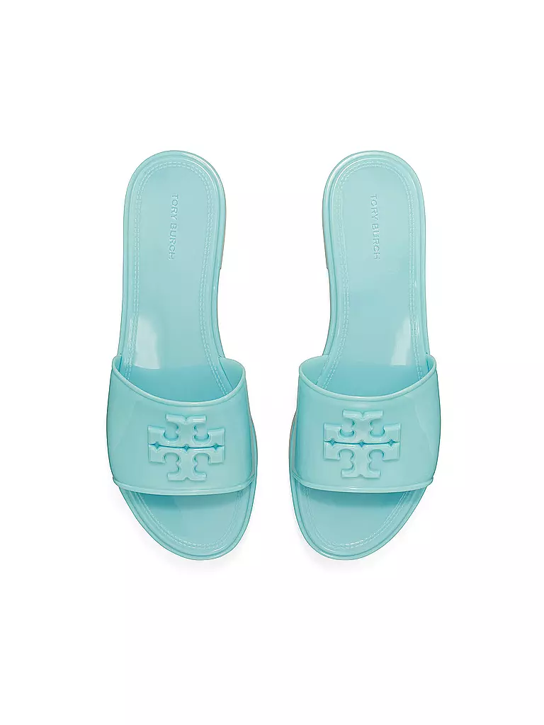 TORY BURCH | Badeschuhe - Pantoletten ELEANOR JELLY SLIDE | blau