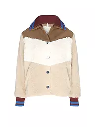 TORY BURCH | Jacke in Felloptik  | beige
