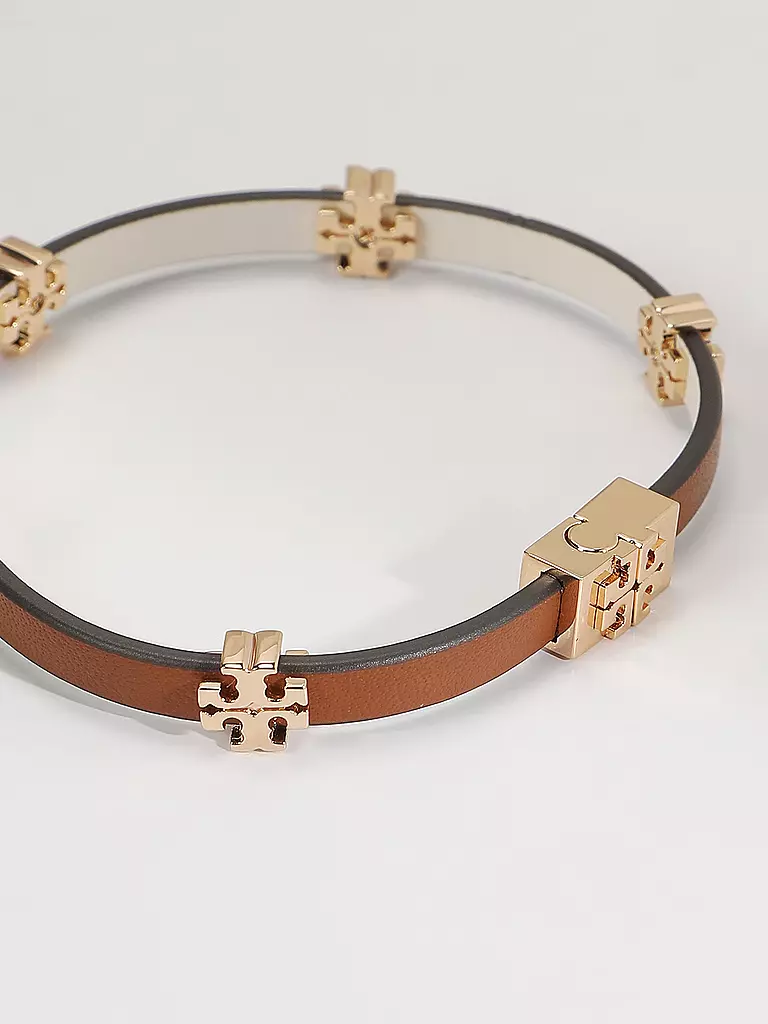 TORY BURCH | Lederarmband ELEANOR  | braun