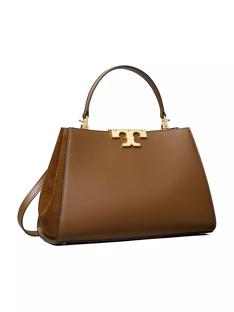TORY BURCH | Ledertasche - Henkeltasche ELEANOR  | braun