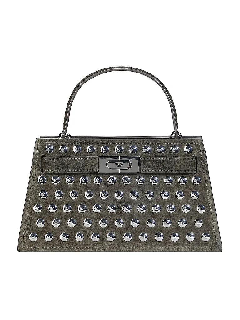 TORY BURCH | Ledertasche - Henkeltasche LEE RADZ | Olive