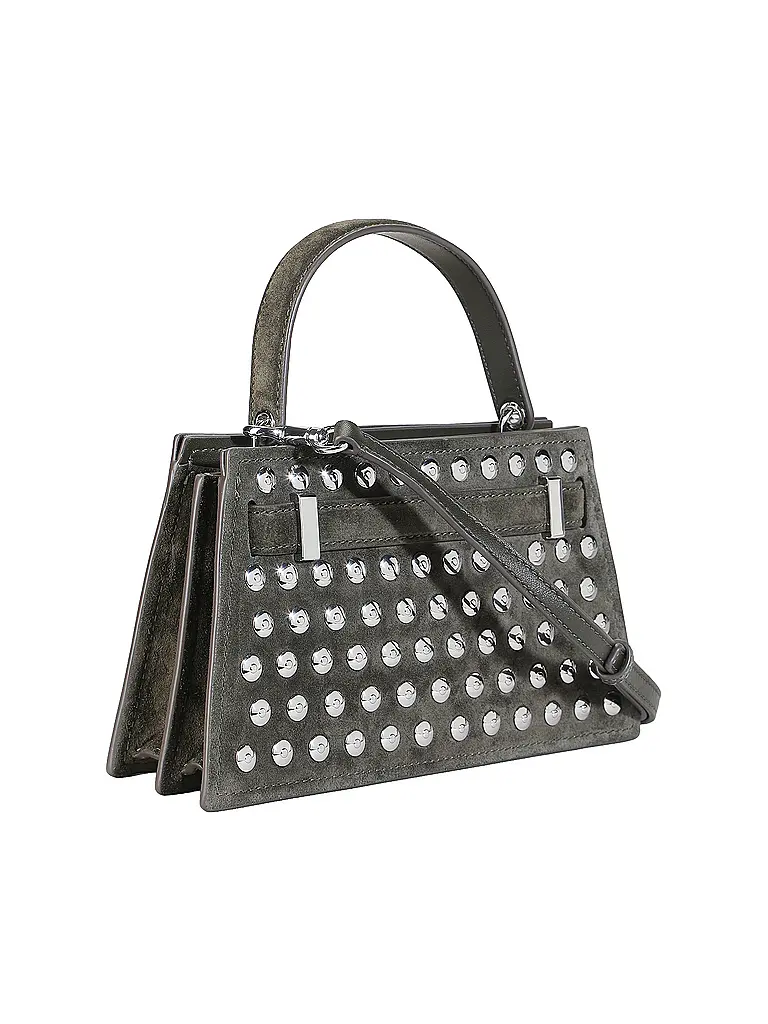 TORY BURCH | Ledertasche - Henkeltasche LEE RADZ | Olive