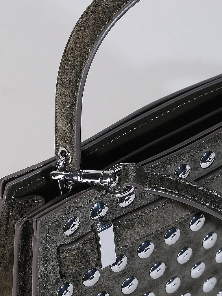 TORY BURCH | Ledertasche - Henkeltasche LEE RADZ | Olive