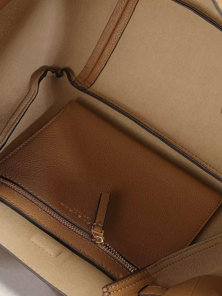 TORY BURCH | Ledertasche - Henkeltasche ROMY | beige