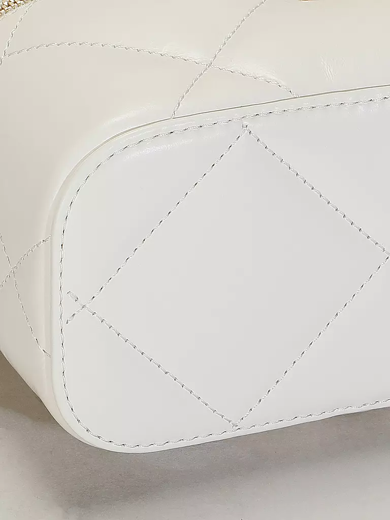TORY BURCH | Ledertasche - Kosmetiktasche KIRA  | weiss