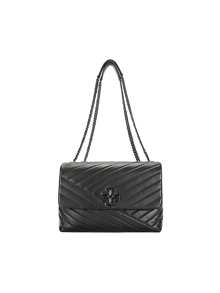 TORY BURCH | Ledertasche - Schultertasche CONVERTIBLE SHOLUDER BAG | schwarz