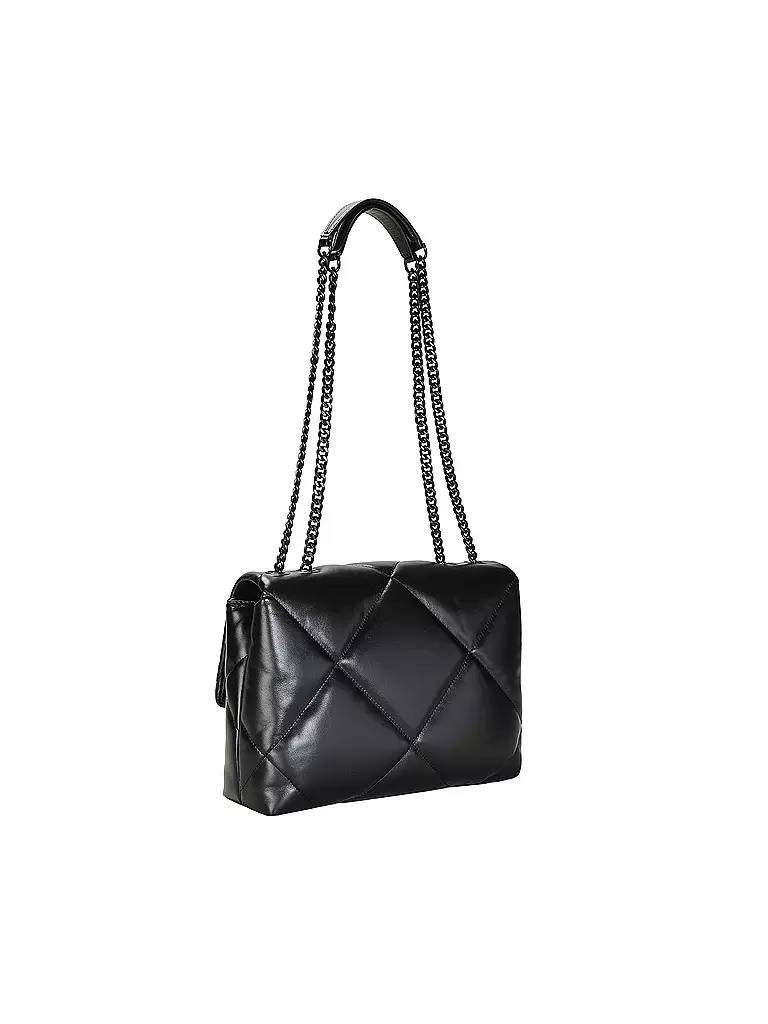 TORY BURCH | Ledertasche - Schultertasche KIRA  | schwarz