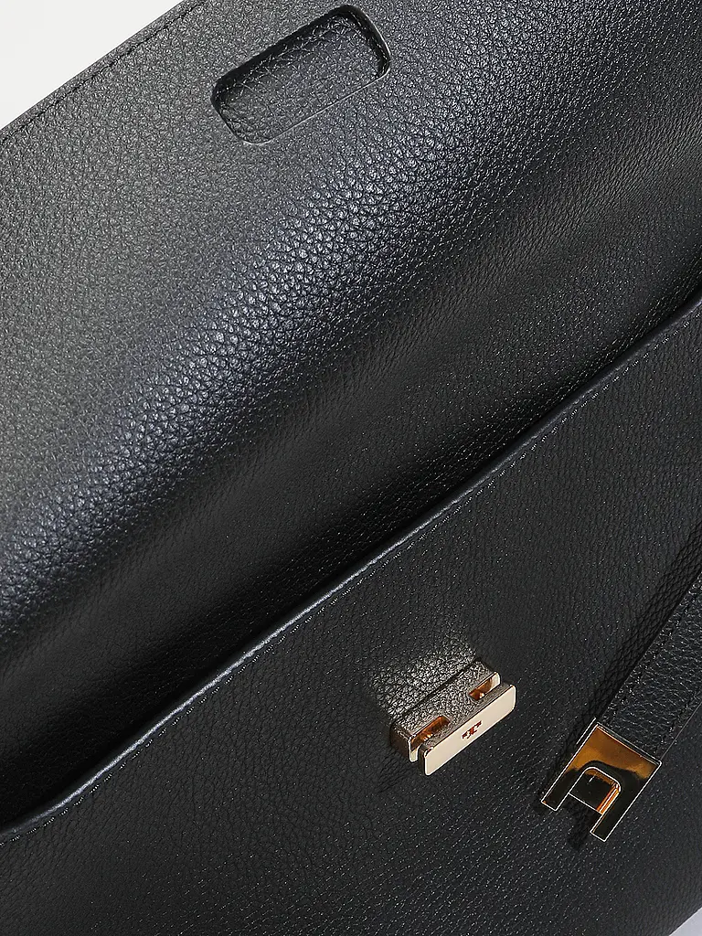 TORY BURCH | Ledertasche - Schultertasche LEE RADZIWILL Large  | Schwarz