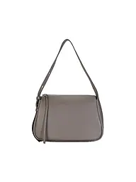 TORY BURCH | Ledertasche - Schultertasche ROMY | braun
