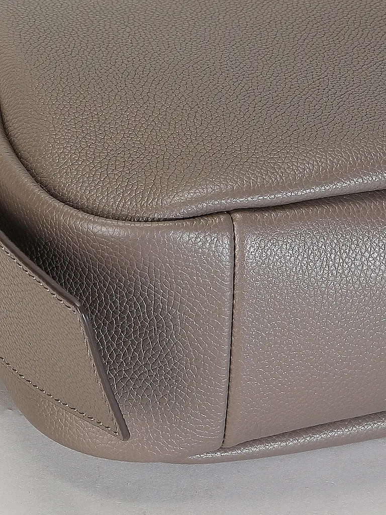 TORY BURCH | Ledertasche - Schultertasche ROMY | braun